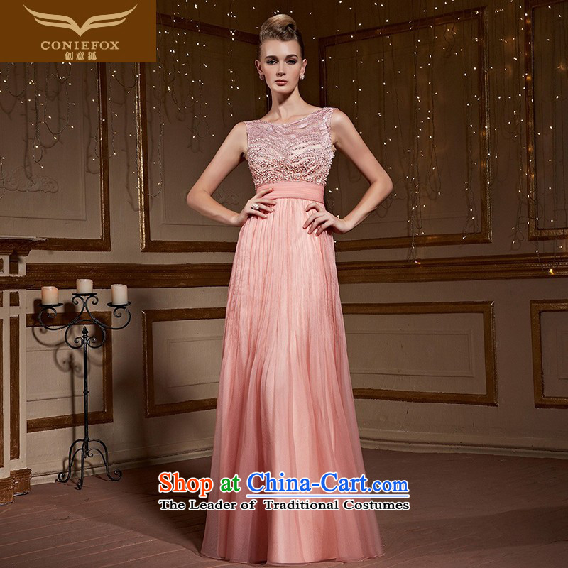 Creative Fashion Foutune of video fox thin banquet evening dresses pink bride wedding dress wedding night wear bows services under the auspices of dress bridesmaid serving 82236 pinkXXL pre-sale