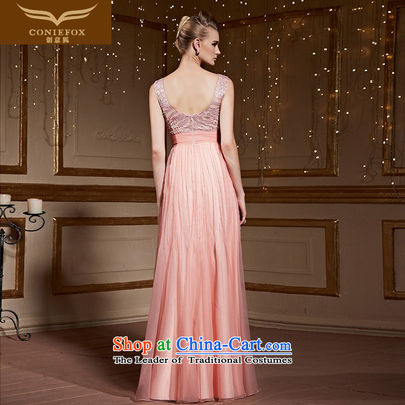 Creative Fashion Foutune of video fox thin banquet evening dresses pink bride wedding dress wedding night wear bows services under the auspices of dress bridesmaid serving 82236 pink XXL pre-sale, creative Fox (coniefox) , , , shopping on the Internet