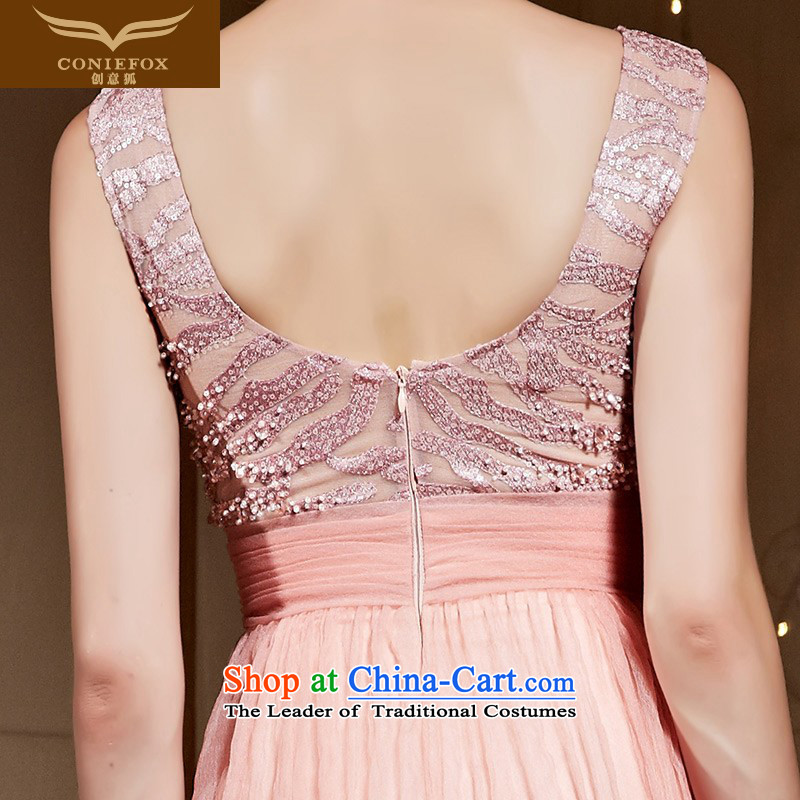 Creative Fashion Foutune of video fox thin banquet evening dresses pink bride wedding dress wedding night wear bows services under the auspices of dress bridesmaid serving 82236 pink XXL pre-sale, creative Fox (coniefox) , , , shopping on the Internet