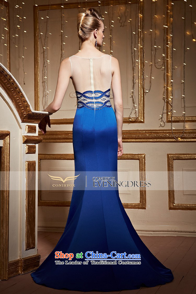 The kitsune style small shawl creative two kits banquet evening dress elegant long tail will preside over dress wedding dress evening dress 82250 blue L pre-sale picture, prices, brand platters! The elections are supplied in the national character of distribution, so action, buy now enjoy more preferential! As soon as possible.
