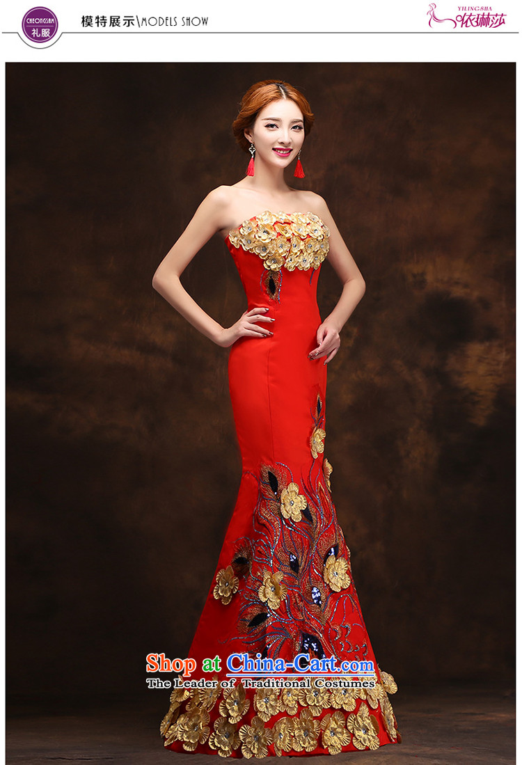 The new 2015 winter wedding dresses red bride bows service wedding dress long cheongsam dress tailored consulting customer service picture, prices, brand platters! The elections are supplied in the national character of distribution, so action, buy now enjoy more preferential! As soon as possible.