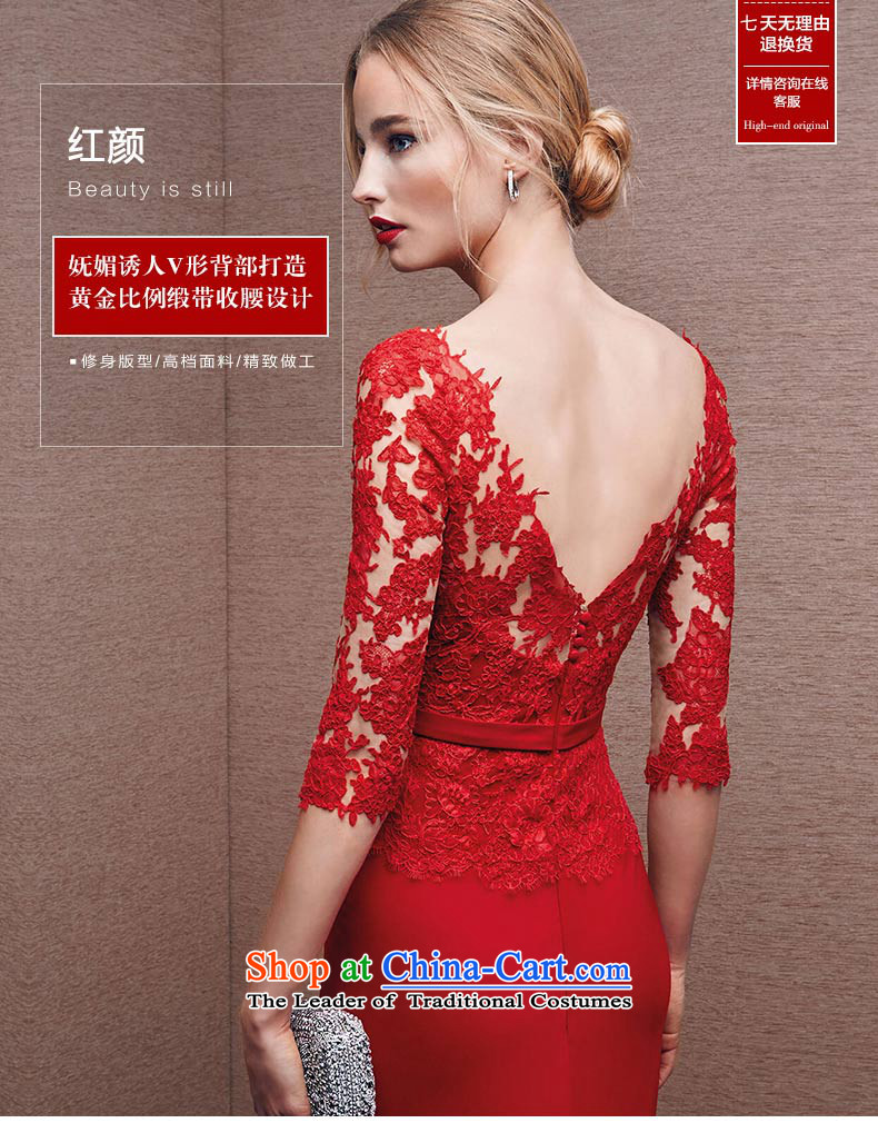 Banquet evening dresses long autumn 2015 New Sau San crowsfoot v-neck evening dress Female dress blue made no refund is not replaced picture, prices, brand platters! The elections are supplied in the national character of distribution, so action, buy now enjoy more preferential! As soon as possible.