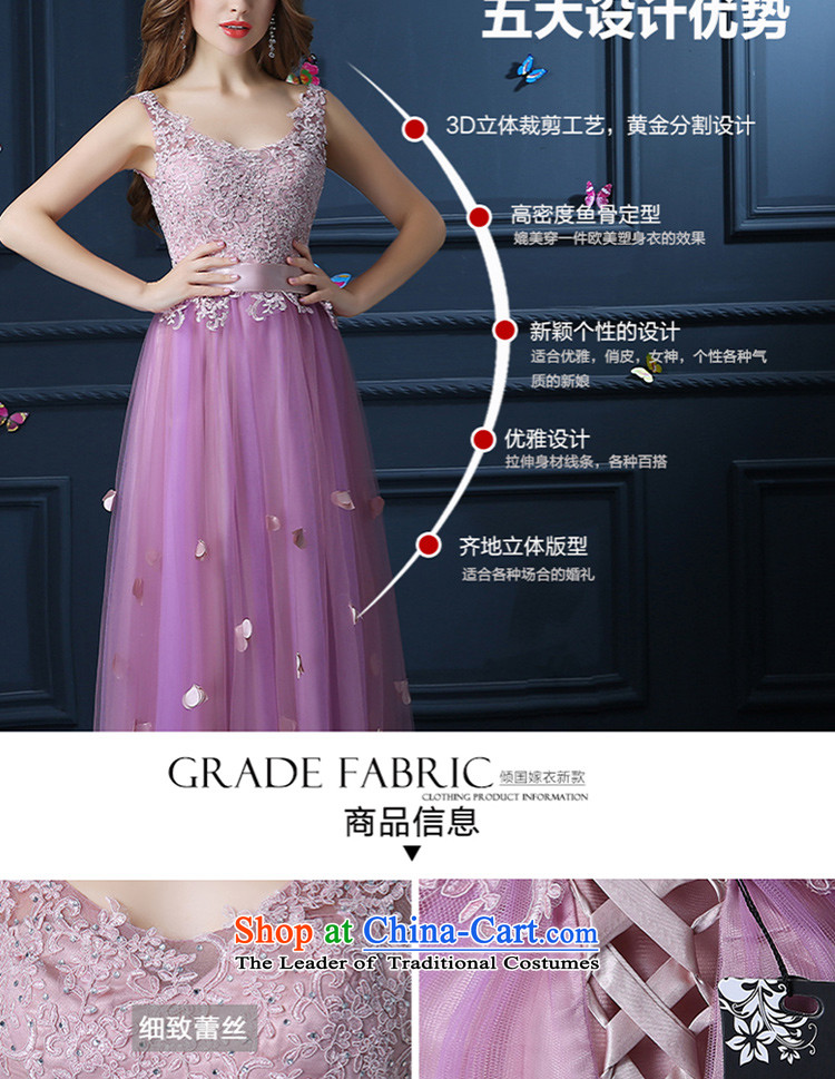 Wedding dresses 2015 Summer shoulders graphics performance, slim dress bows V-Neck gown light purple S picture, prices, brand platters! The elections are supplied in the national character of distribution, so action, buy now enjoy more preferential! As soon as possible.