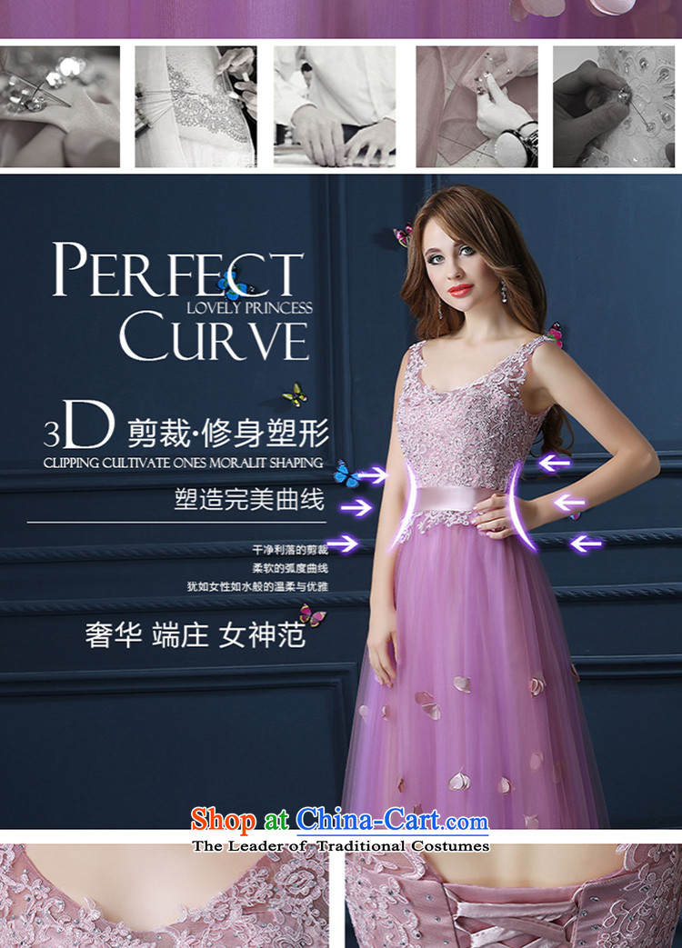 Wedding dresses 2015 Summer shoulders graphics performance, slim dress bows V-Neck gown light purple S picture, prices, brand platters! The elections are supplied in the national character of distribution, so action, buy now enjoy more preferential! As soon as possible.