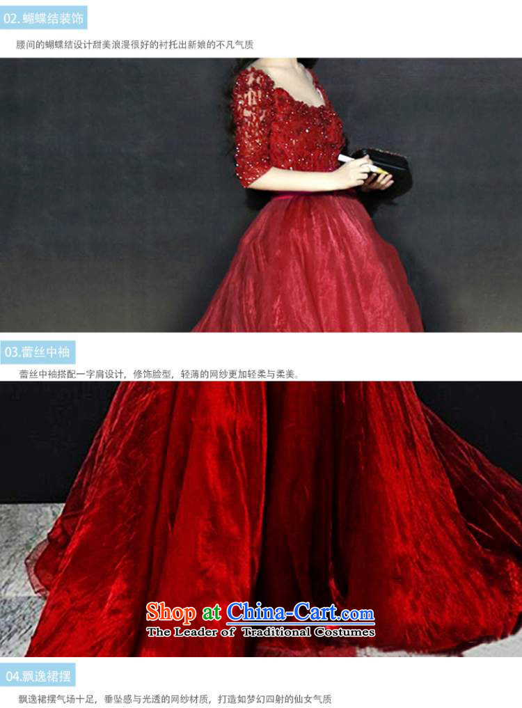 2015 WINTER New Chiu Lai Ying stars of the same wine red dress the word shoulder length) bows services L picture, prices, brand platters! The elections are supplied in the national character of distribution, so action, buy now enjoy more preferential! As soon as possible.