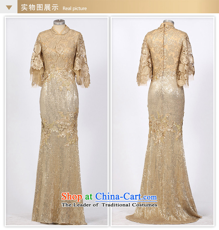 The kitsune sleek gold on innovative chip banquet evening dresses long tail Toastmaster of evening dress will serve dinner drink long skirt 31152 Golden L pre-sale picture, prices, brand platters! The elections are supplied in the national character of distribution, so action, buy now enjoy more preferential! As soon as possible.