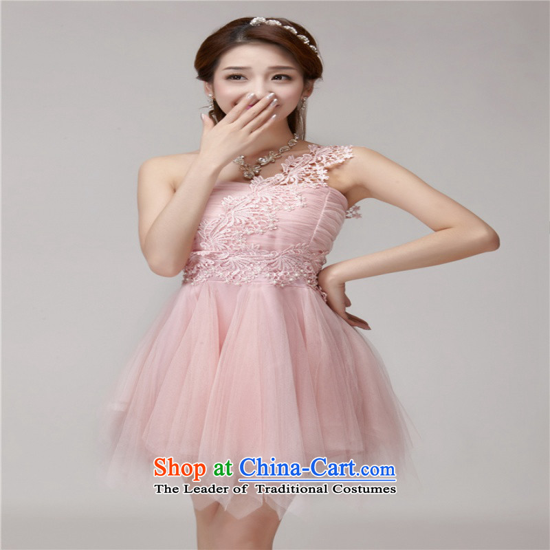 In short poem COE  2015   new staple pearl bridesmaid sister skirt short of services and banquet dinner dress small chest dress summer white L, in short poem Coe (JIANSHIKOU) , , , shopping on the Internet