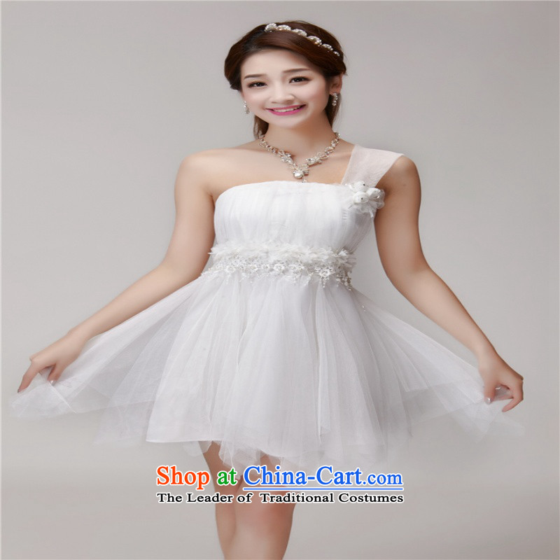 In short poem COE  2015   New Service bridesmaid bridesmaid mission dress evening dresses and sisters skirts banquet in a small dress summer short apricot , L, in short poem Coe (JIANSHIKOU) , , , shopping on the Internet