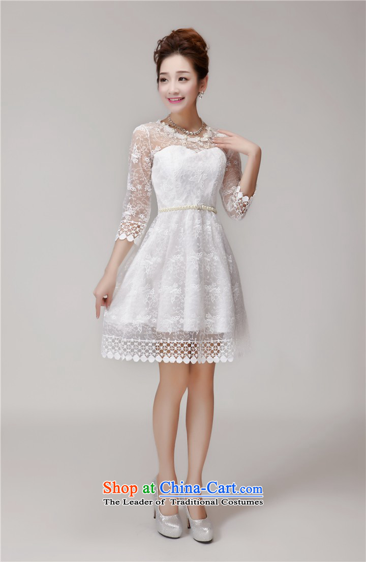 In short poem Coe Bridesmaid Dress Short of small sister small dress bride bows to small Sau San dress White M picture, prices, brand platters! The elections are supplied in the national character of distribution, so action, buy now enjoy more preferential! As soon as possible.