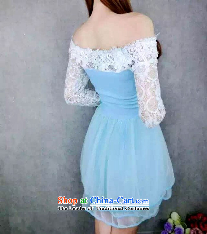 Francis Doi 2015   Autumn sexy new word for the Pearl River Delta lace spell a series of dresses dress bridesmaid skirt blue are code picture, prices, brand platters! The elections are supplied in the national character of distribution, so action, buy now enjoy more preferential! As soon as possible.