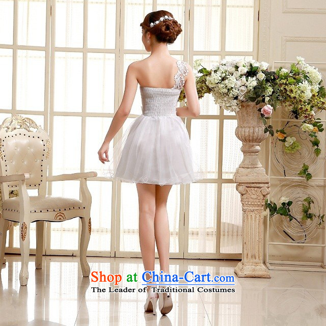 Francis Doi shoulder evening dresses bridesmaid dress 2015 new autumn and winter bridesmaid Sau San service of the small dining dress code pictures are white, prices, brand platters! The elections are supplied in the national character of distribution, so action, buy now enjoy more preferential! As soon as possible.
