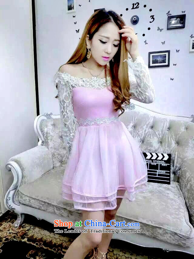 Francis Doi  2015   Autumn sexy new word for the Pearl River Delta lace spell a series of dresses dress bridesmaid skirt pink are code picture, prices, brand platters! The elections are supplied in the national character of distribution, so action, buy now enjoy more preferential! As soon as possible.