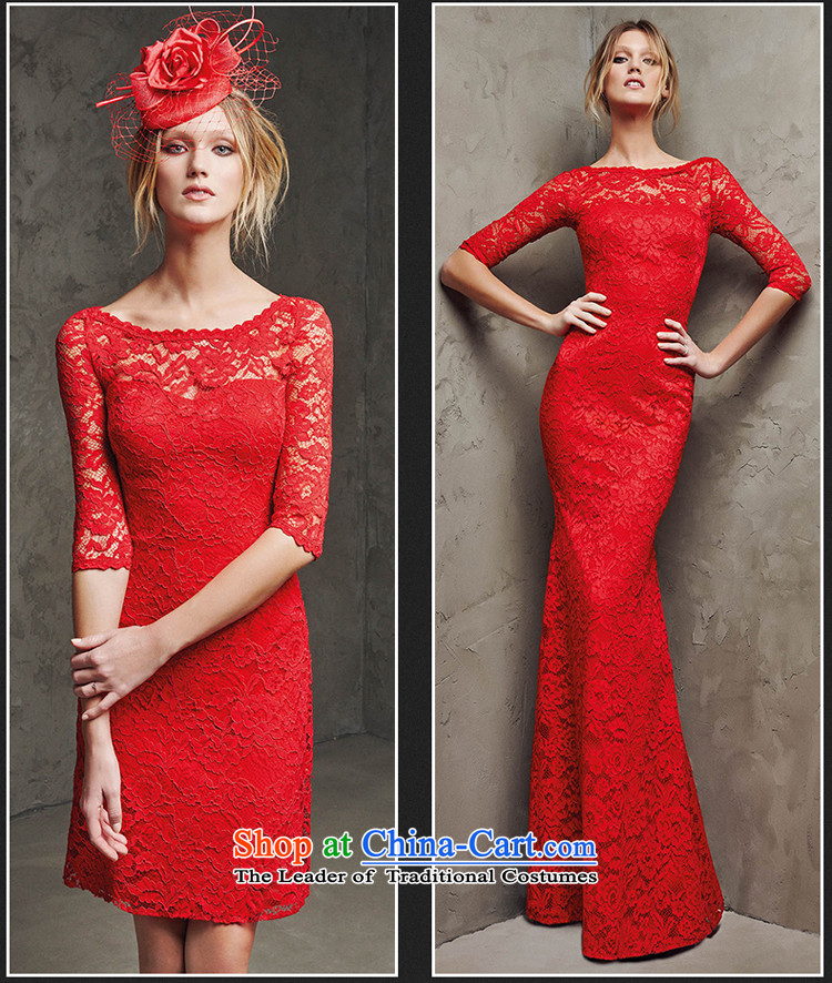 Hillo XILUOSHA) bridal dresses Lisa (winter) bows service long-sleeved wedding crowsfoot dress Sau San long banquet evening dresses 2015 new red long XL Photo, prices, brand platters! The elections are supplied in the national character of distribution, so action, buy now enjoy more preferential! As soon as possible.