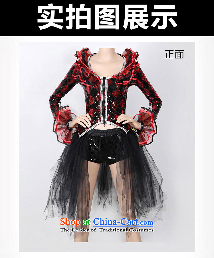 In accordance with the hip new dance western nightclubs 酒吧女 ds costumes stage costumes and sexy singer services on-chip dance services black and red S smaller pictures, prices, brand platters! The elections are supplied in the national character of distribution, so action, buy now enjoy more preferential! As soon as possible.