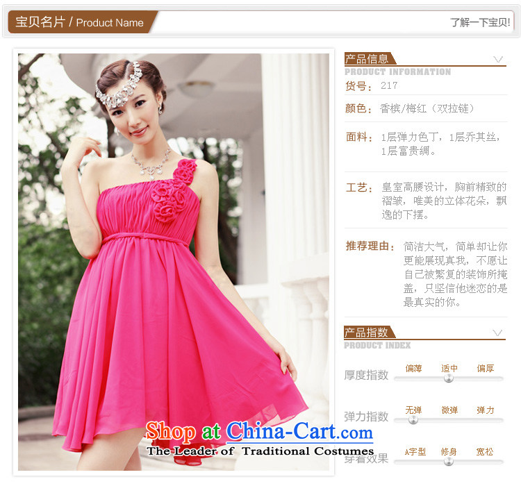 A bride shoulder small dress wedding dress bows to new bridesmaid services rose 217 M picture, prices, brand platters! The elections are supplied in the national character of distribution, so action, buy now enjoy more preferential! As soon as possible.
