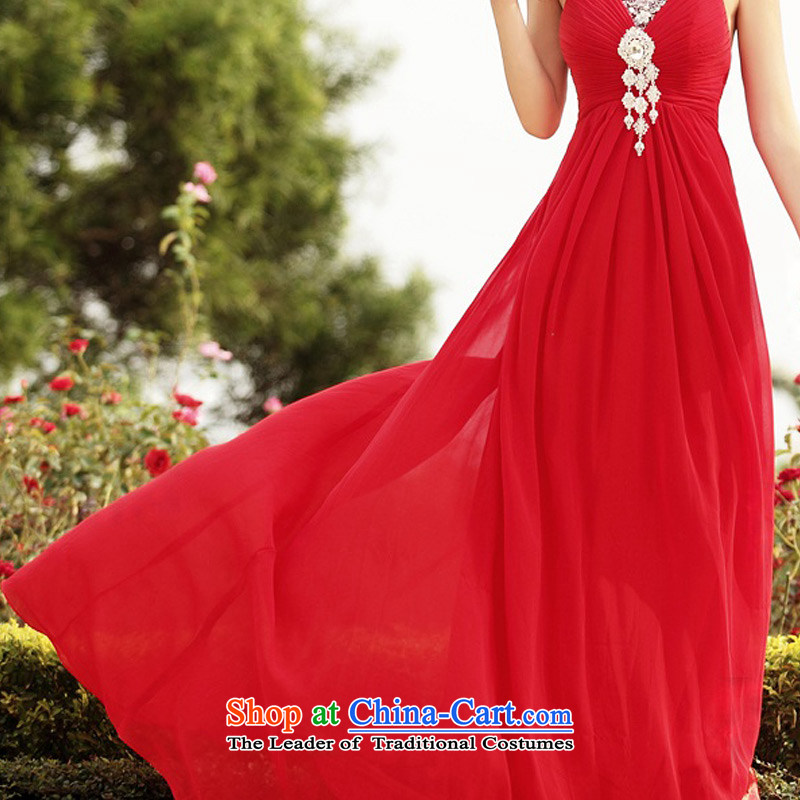 A bride wedding dresses long red bows services will wedding dress evening dress 276 L, a bride shopping on the Internet has been pressed.