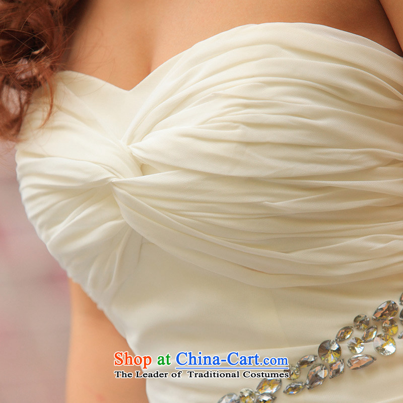 A Bride Korean style wedding dress bridal dresses dinner service of bridesmaids bows services 259 L, a bride shopping on the Internet has been pressed.