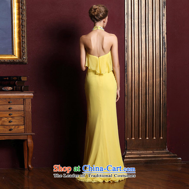 A Bride wedding dresses new 2015 hang yellow also dress wedding dress bows services 283 S, a bride shopping on the Internet has been pressed.