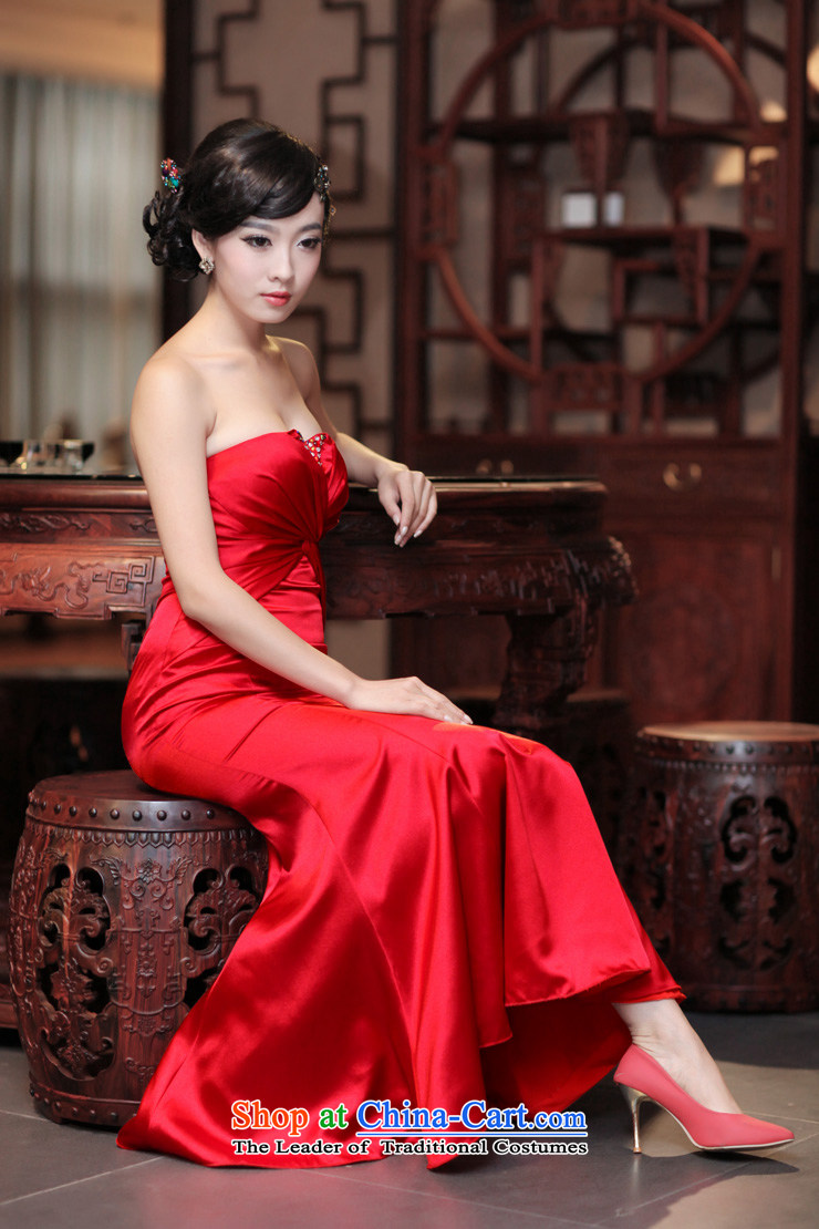 Love of birds, clouds advisory boards set manually pearl crowsfoot anointed chest evening dresses red bows services QD311 RED L picture, prices, brand platters! The elections are supplied in the national character of distribution, so action, buy now enjoy more preferential! As soon as possible.