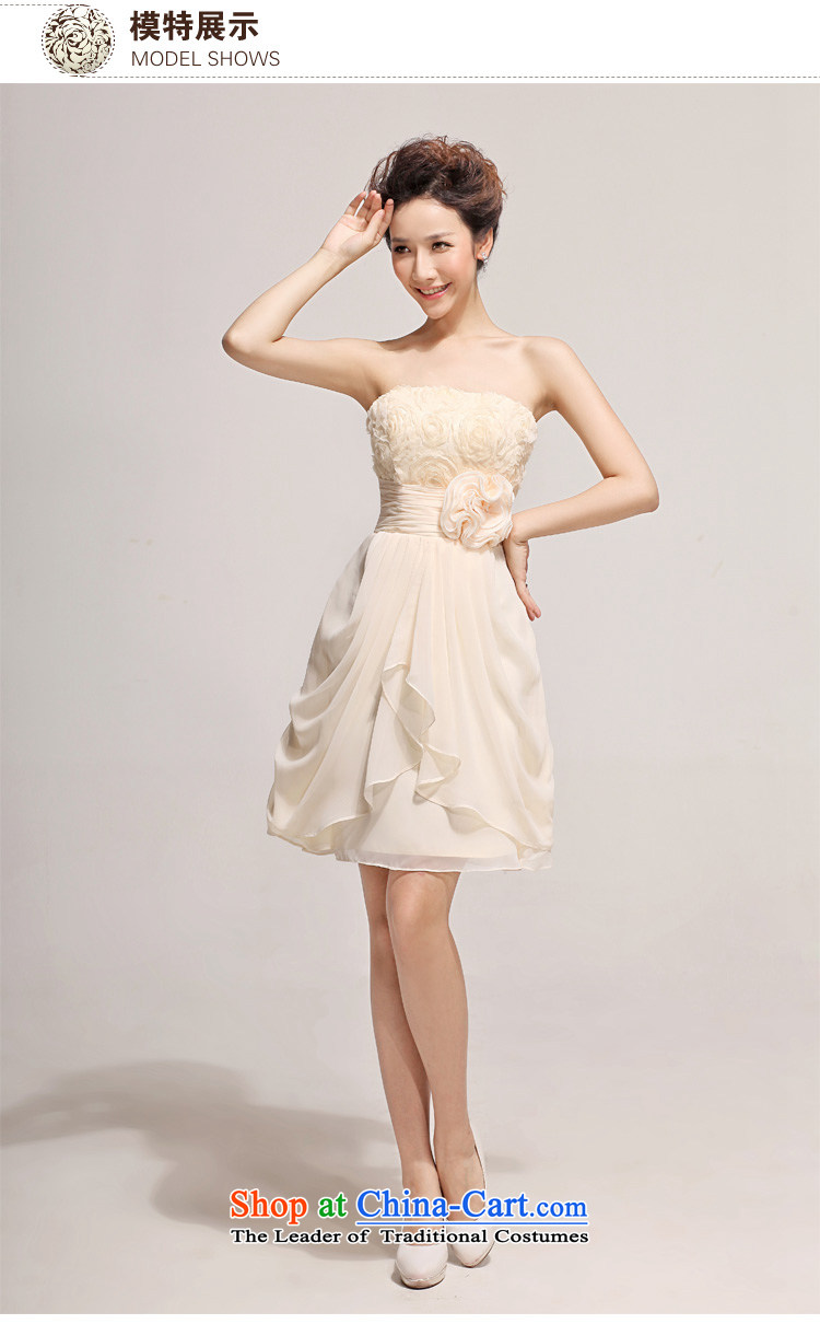 Doi m qi wedding dresses new 2014 bridesmaid Service, Mr Ronald sister mission dress short skirt marriages champagne color pictures, prices, XXL brand platters! The elections are supplied in the national character of distribution, so action, buy now enjoy more preferential! As soon as possible.