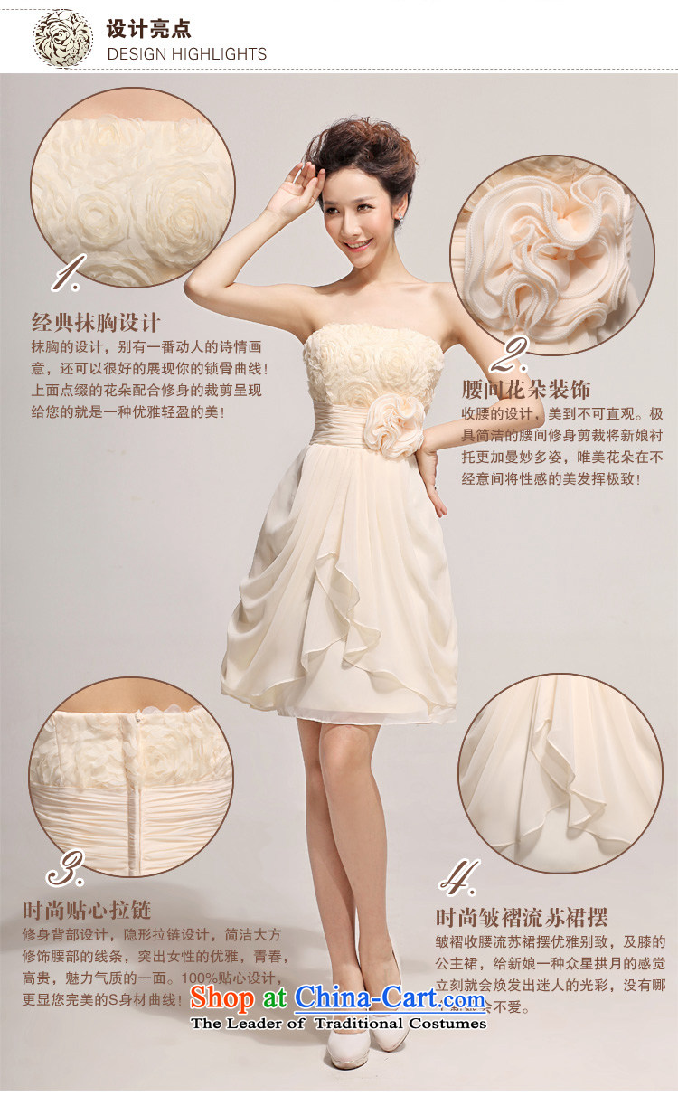 Doi m qi wedding dresses new 2014 bridesmaid Service, Mr Ronald sister mission dress short skirt marriages champagne color pictures, prices, XXL brand platters! The elections are supplied in the national character of distribution, so action, buy now enjoy more preferential! As soon as possible.