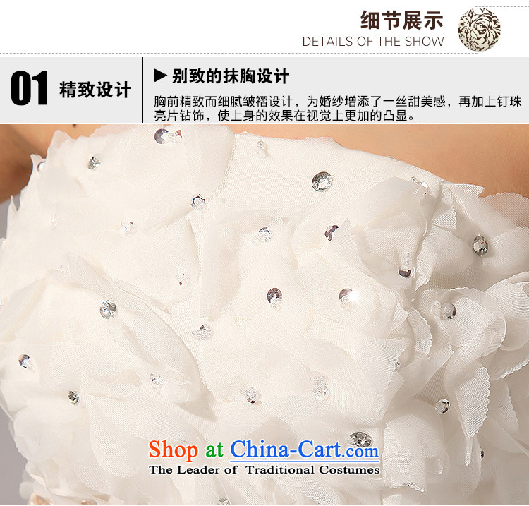 Doi m Qi Wedding 2014 new anointed Chest Flower align sister bridesmaid small dress short skirt white S picture, prices, brand platters! The elections are supplied in the national character of distribution, so action, buy now enjoy more preferential! As soon as possible.