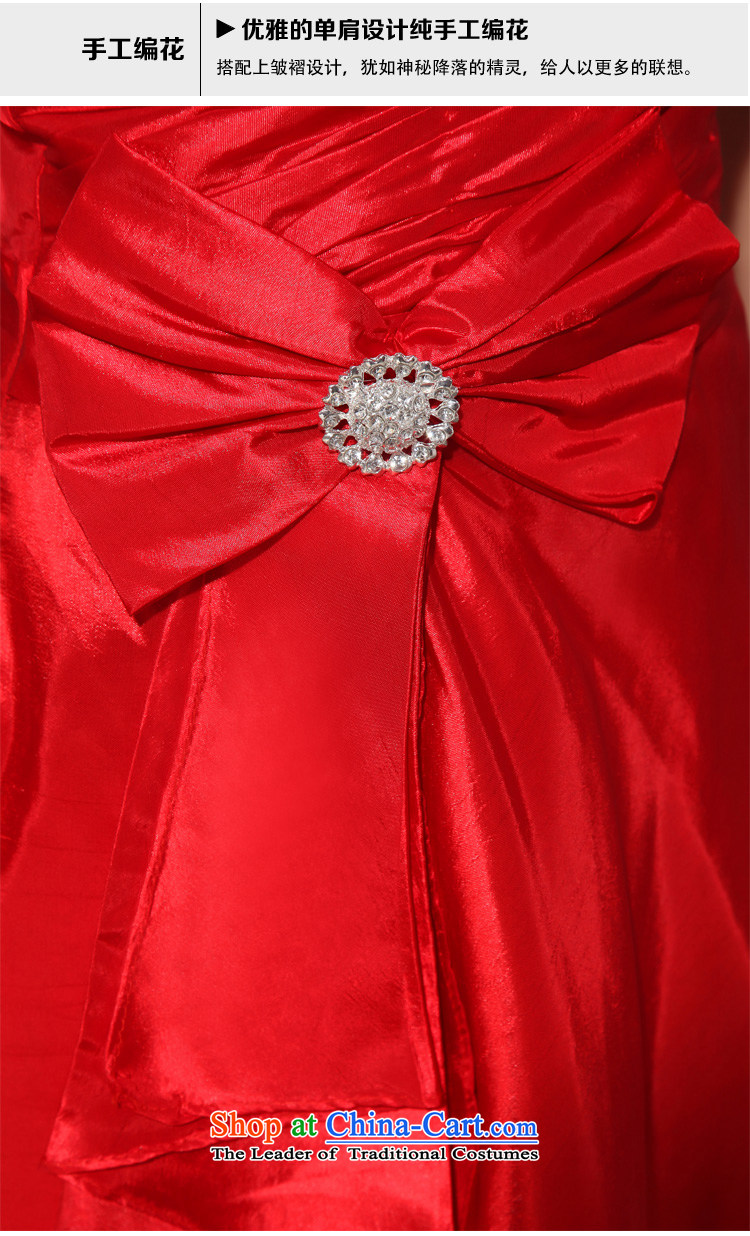 Doi m qi 2014 new spring red retro bride bows service 