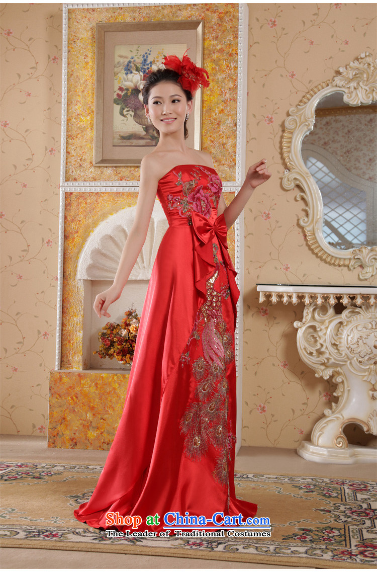Doi m qi wedding dresses new 2014 pregnant women dress bows services embroidery peony flowers Phoenix marriage red XL Photo, prices, brand platters! The elections are supplied in the national character of distribution, so action, buy now enjoy more preferential! As soon as possible.