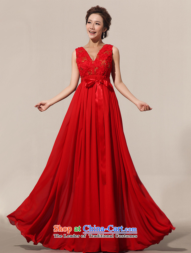 Doi m qi marriage bows dress the new 2014 evening dress strap Top Loin shoulders pregnant woman can custom red XL Photo, prices, brand platters! The elections are supplied in the national character of distribution, so action, buy now enjoy more preferential! As soon as possible.