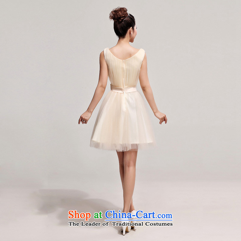 The new 2013 marriage, short skirt Western big red white dress bride dress skirt champagne color , L, M Qi , , , diana shopping on the Internet