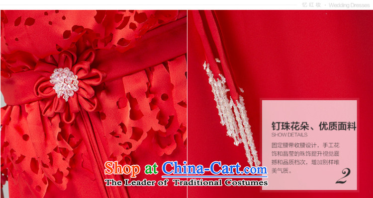 Recalling that the red spring and summer brides-Colombia also dress fell onto the ground red wedding dress bows to Sau San long L13794 RED M picture, prices, brand platters! The elections are supplied in the national character of distribution, so action, buy now enjoy more preferential! As soon as possible.