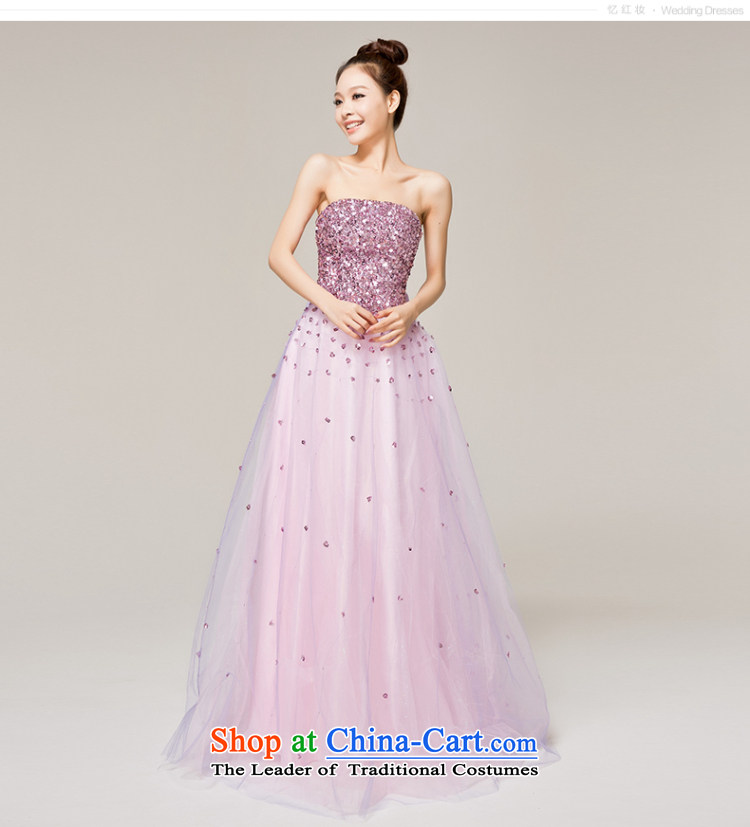 Recalling that hates makeup and spring and summer wedding dresses brides of diamond ornaments with chest bows dress marriage moderator L12121 dress with a light purple L picture, prices, brand platters! The elections are supplied in the national character of distribution, so action, buy now enjoy more preferential! As soon as possible.