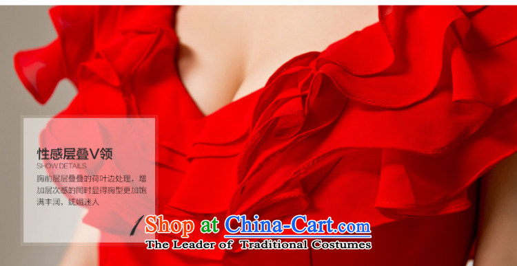 Recalling that hates makeup and summer marriages wedding red long shoulders to align the new dresses toasting champagne evening dresses 2015 NEW L12145 RED S picture, prices, brand platters! The elections are supplied in the national character of distribution, so action, buy now enjoy more preferential! As soon as possible.