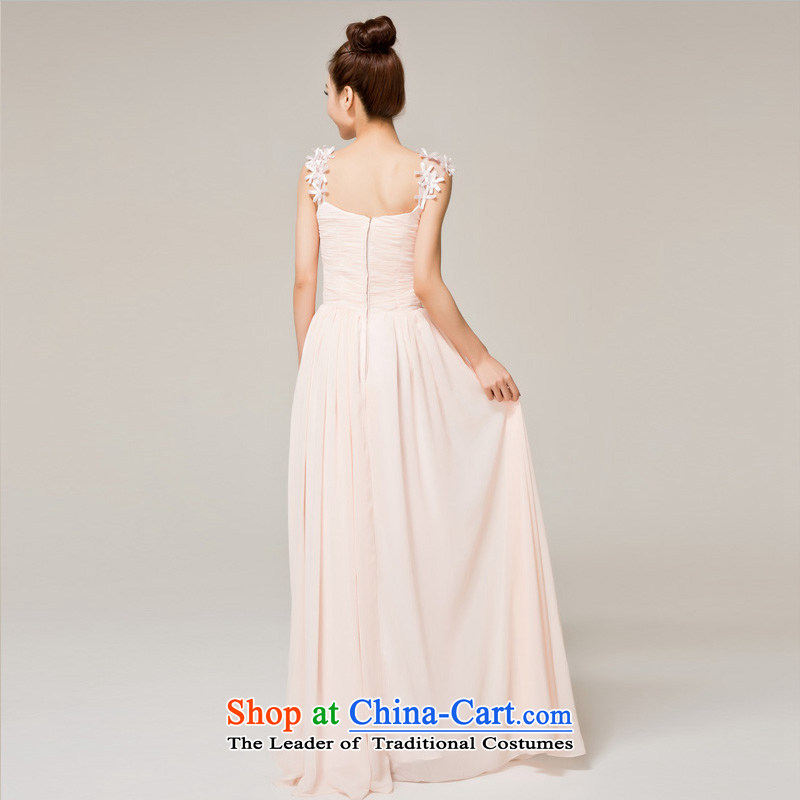 Recalling that the red spring and summer, maternal and child marriages wedding dresses shoulders bridesmaid long evening dresses L12135 pink dresses, XL, recalling that hates makeup and shopping on the Internet has been pressed.