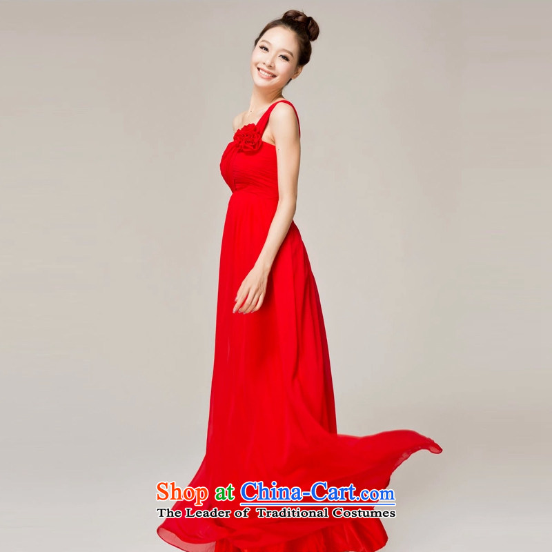 Recalling that hates makeup and red dress to align the shoulder high loins length of marriages wedding dresses skirt L12143 dinner drink red XL, recalling that hates makeup and shopping on the Internet has been pressed.