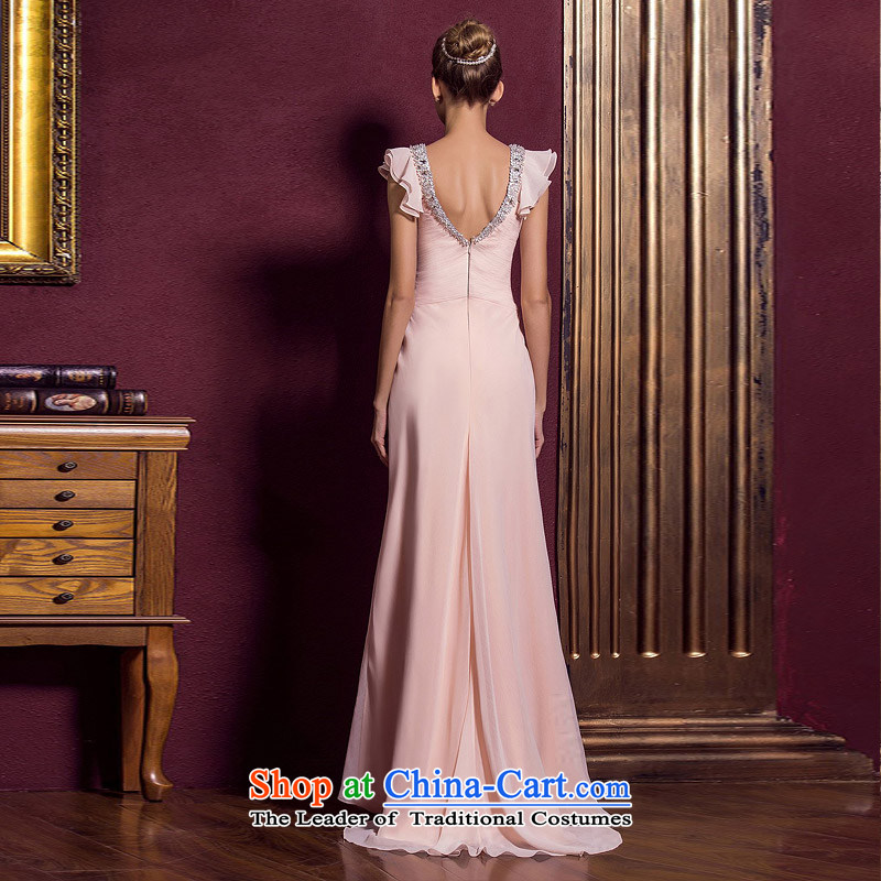 A Bride wedding dresses 2015 new red married long gown bows evening dresses 289 pink S, a bride shopping on the Internet has been pressed.