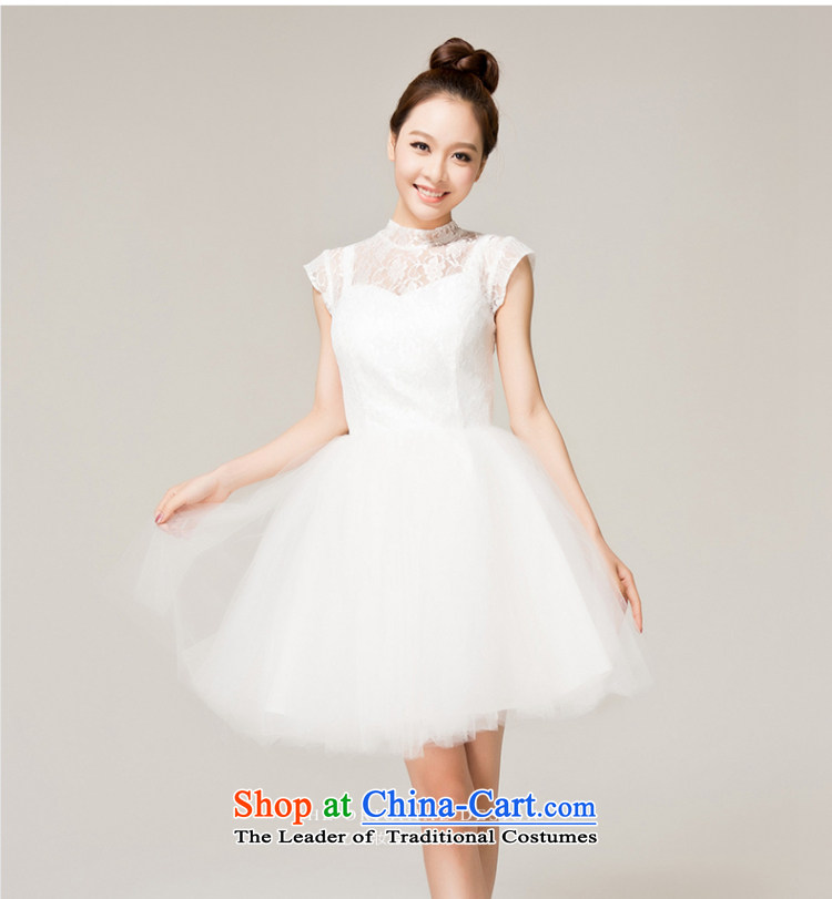 Recalling that hates makeup and the spring and summer months marriages bridesmaid Wedding Dress Short of small new dress L12129 under the auspices of bows White XL Photo, prices, brand platters! The elections are supplied in the national character of distribution, so action, buy now enjoy more preferential! As soon as possible.