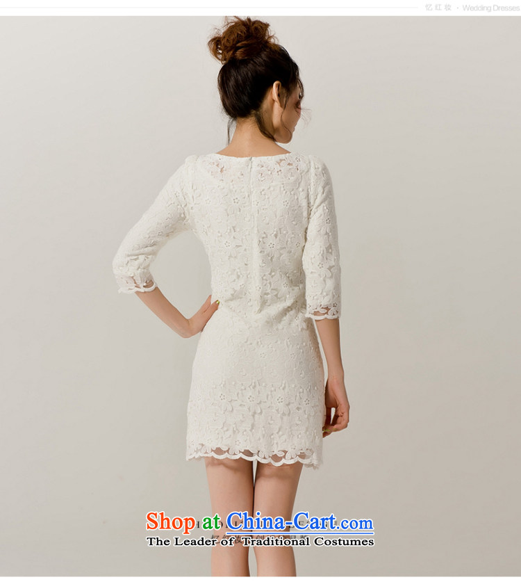 Recalling that hates makeup and spring and summer bridesmaid services lace short skirt dress) Improved bridesmaid skirt marriages bows Services White XL pictures, L12030 price, brand platters! The elections are supplied in the national character of distribution, so action, buy now enjoy more preferential! As soon as possible.