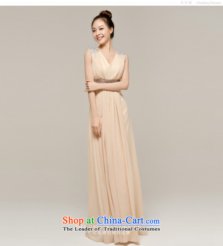 Recalling that hates makeup and summer 2015 new bridesmaid dress long shoulders champagne color bows services dress Top Loin of married women wearing red XL pictures, L12108 price, brand platters! The elections are supplied in the national character of distribution, so action, buy now enjoy more preferential! As soon as possible.