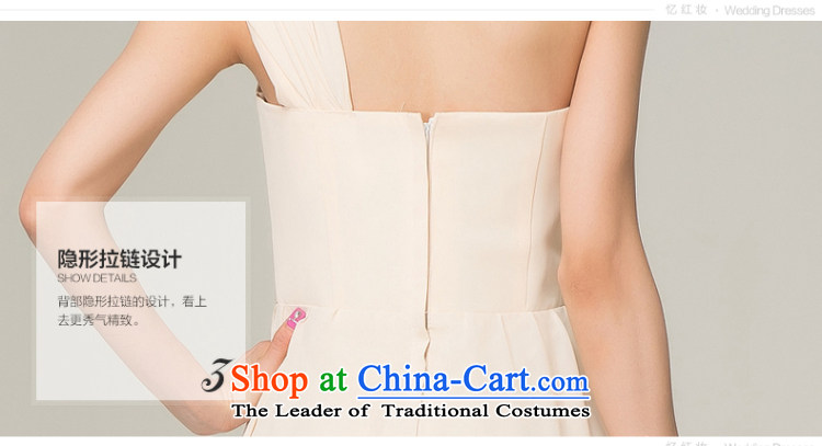 Recalling that hates makeup and summer 2015 new bridesmaid dress long moderator Ms. dress shoulder Sau San champagne color bows L13753 serving champagne color M picture, prices, brand platters! The elections are supplied in the national character of distribution, so action, buy now enjoy more preferential! As soon as possible.