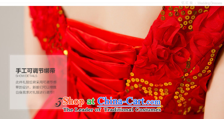 Recalling that Colombia Summer red red high-waist larger bows services for pregnant women 2015 shoulders V-Neck marriages evening dresses L12132 RED L picture, prices, brand platters! The elections are supplied in the national character of distribution, so action, buy now enjoy more preferential! As soon as possible.