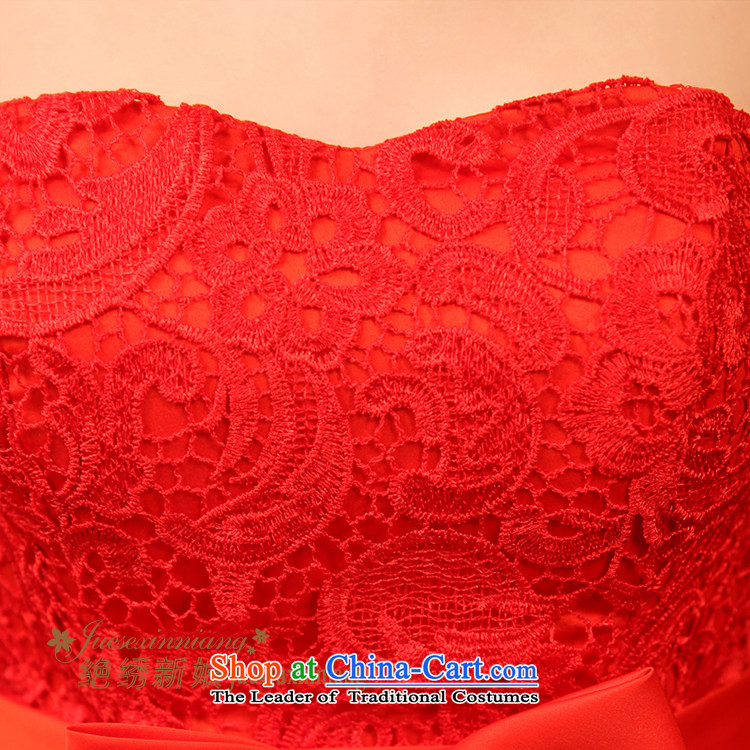 No new bride embroidery lace short marriage by 2015, before long after short red dress bridesmaid bows RED M Suzhou shipment picture, prices, brand platters! The elections are supplied in the national character of distribution, so action, buy now enjoy more preferential! As soon as possible.