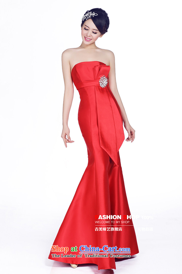 Beijing No. year wedding dresses Kyrgyz-american married new anointed arts 2015 chest bride dress crowsfoot LS237 bride dress red L picture, prices, brand platters! The elections are supplied in the national character of distribution, so action, buy now enjoy more preferential! As soon as possible.