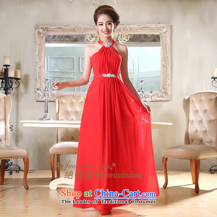 Embroidered Bride Korean-style is sexy diamond jewelry hang also long evening dresses bride bows services RED M Suzhou shipment picture, prices, brand platters! The elections are supplied in the national character of distribution, so action, buy now enjoy more preferential! As soon as possible.