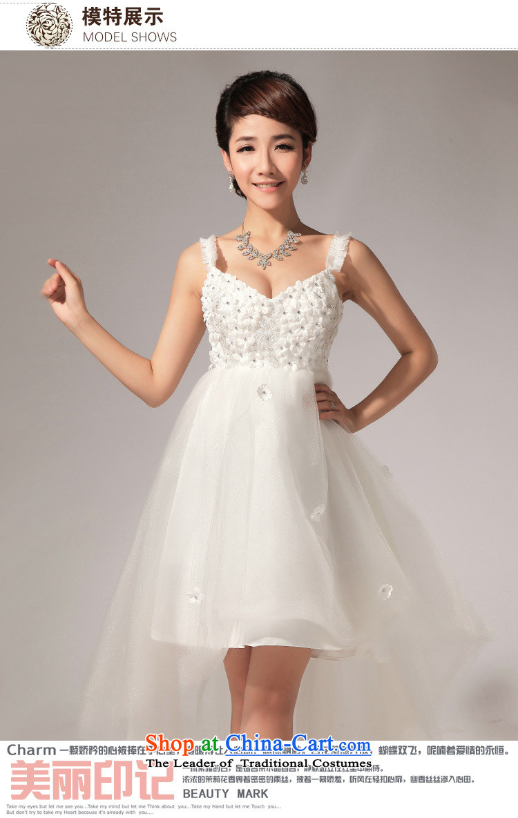 Optimize the Princess Hong-bon bon skirt 2014 spring short of Korean bridal dresses bridesmaid small front stub XS7155 long after the white picture, prices, S brand platters! The elections are supplied in the national character of distribution, so action, buy now enjoy more preferential! As soon as possible.