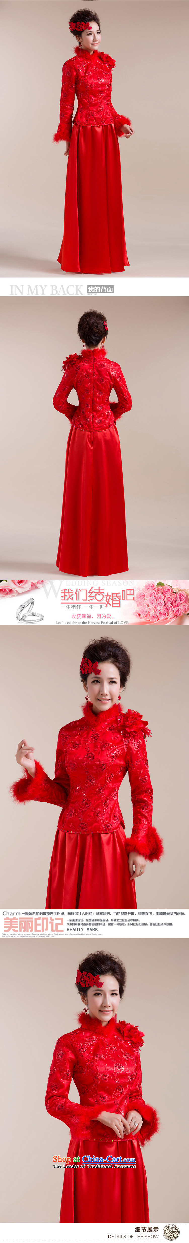 Optimize Hong-Tang Dynasty Chinese red winter) winter cheongsam dress bride the lift mast mount bows service long XS7094 RED XXL picture, prices, brand platters! The elections are supplied in the national character of distribution, so action, buy now enjoy more preferential! As soon as possible.