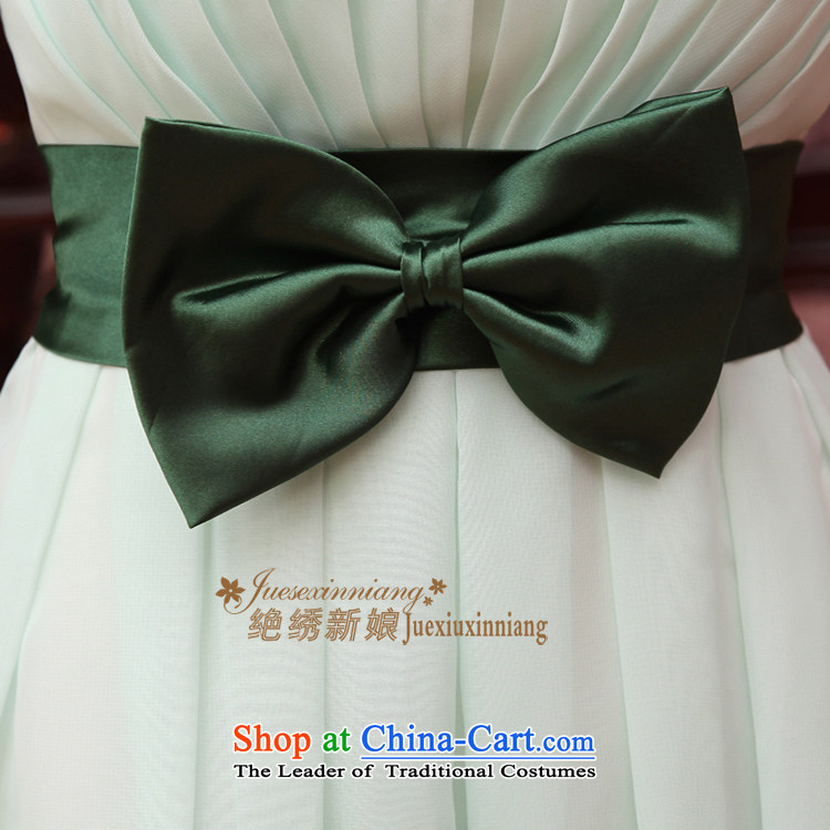 Embroidered is the new Korean brides 2015 edition bridesmaid service, wipe the chest winter will dress sister mission dress chiffon dress photo color pictures, shipment Suzhou XL price, brand platters! The elections are supplied in the national character of distribution, so action, buy now enjoy more preferential! As soon as possible.