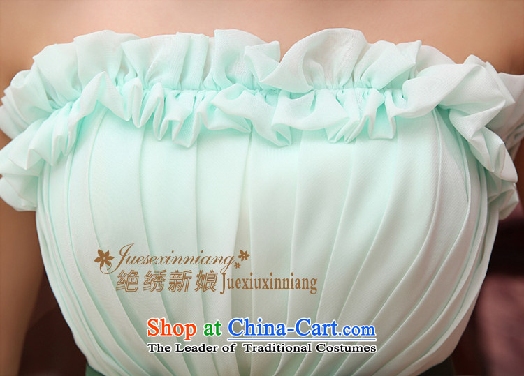 Embroidered is the new Korean brides 2015 edition bridesmaid service, wipe the chest winter will dress sister mission dress chiffon dress photo color pictures, shipment Suzhou XL price, brand platters! The elections are supplied in the national character of distribution, so action, buy now enjoy more preferential! As soon as possible.