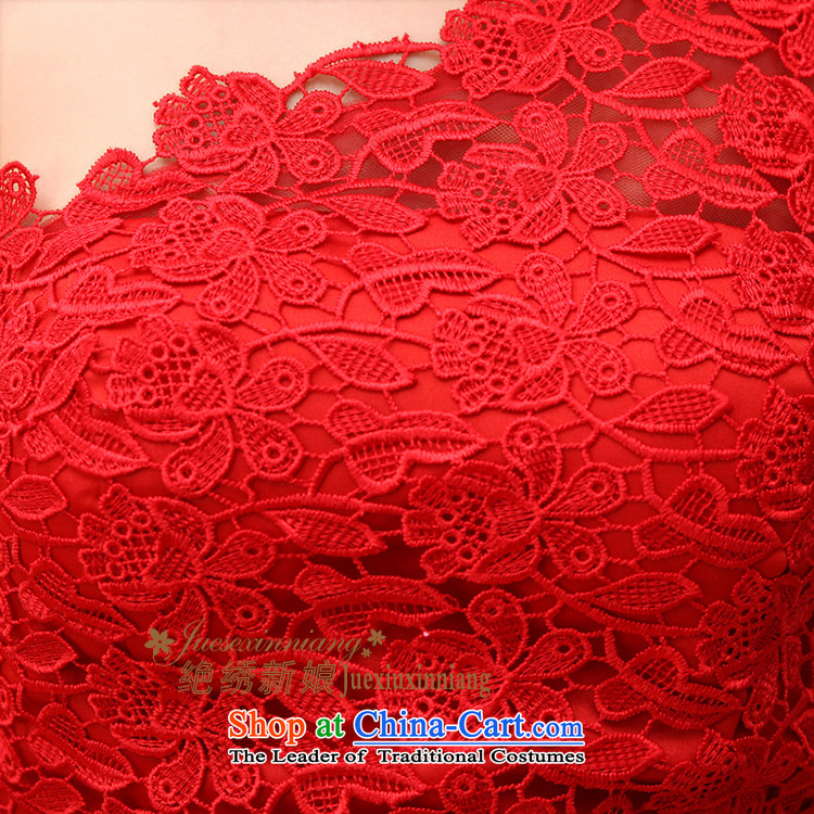 Embroidered is new spring 2015 bride bride bows to marry red short stylish qipao gown shoulder red S Suzhou shipment picture, prices, brand platters! The elections are supplied in the national character of distribution, so action, buy now enjoy more preferential! As soon as possible.