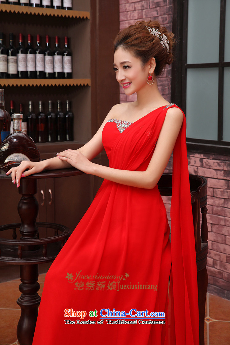 Embroidered is the new Marriage bride 2015 wedding dresses long thin red brides graphics autumn and winter clothing shoulder video bows thin red dress XXL Suzhou shipment picture, prices, brand platters! The elections are supplied in the national character of distribution, so action, buy now enjoy more preferential! As soon as possible.